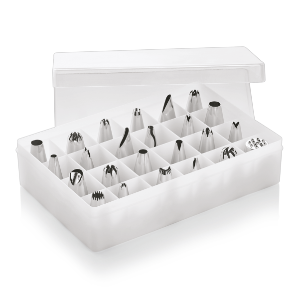 Set de 24 douilles à pâtisserie inox