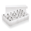 Set de 24 douilles à pâtisserie inox