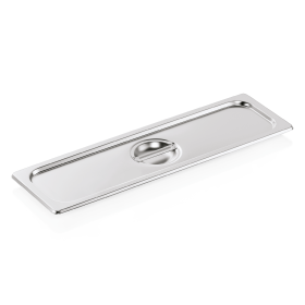 Couvercle GN 2/4 inox chromé