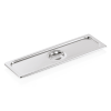 Couvercle GN 2/4 inox chromé