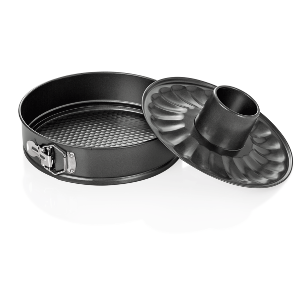 Moule à charnière en acier avec fond interchangeable - Ø 25 cm