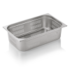 Bac gastro GN 1/1 perforé inox chromé - Profondeur 150 mm