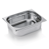 Bac gastro GN 1/2 perforé inox chromé - Profondeur 100 mm