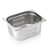 Bac gastro GN 1/2 perforé inox chromé - Profondeur 150 mm