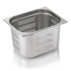 Bac gastro GN 1/2 perforé inox chromé - Profondeur 200 mm
