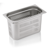 Bac gastro GN 1/3 perforé inox chromé - Profondeur 200 mm