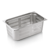 Bac gastro GN 1/1 perforé inox chromé - Profondeur 200 mm (lot de 6)