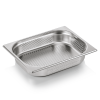 Bac gastro GN 1/2 perforé inox chromé - Profondeur 65 mm (lot de 6)