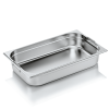Bac gastro GN 1/1 inox chromé avec poignées tombantes - Profondeur 100 mm