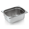 Bac gastro GN 1/2 inox chromé avec poignées tombantes - Profondeur 150 mm